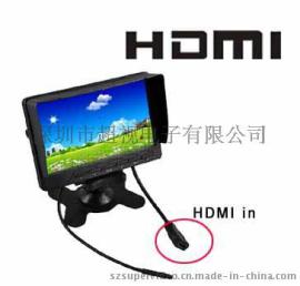 7寸带HDMI链接高清宽电压车载显示屏