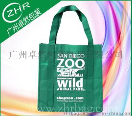 【卓然包装】绿色环保袋 手提车到底不织布袋 动物园宣传袋