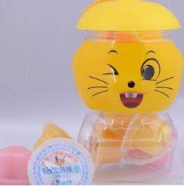 来一口玩具罐装果冻系列（黄色） 168g乳酸果冻 礼盒装 15罐/箱