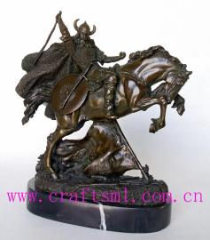 欧式骑马武士铜雕