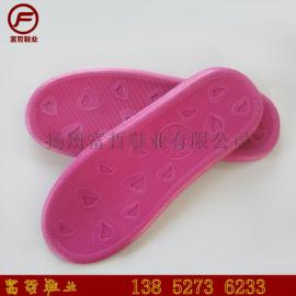 富哲扬州鞋底厂家新款棉拖鞋底TPR纯色大底耐磨环保tpr鞋底生产