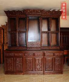 藏式吉祥八宝佛龛定做 佛堂设计定制佛柜供桌台
