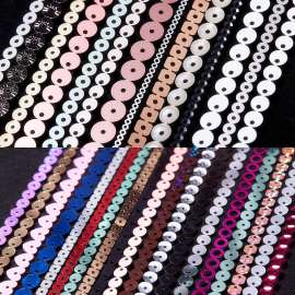 汕头龙琦耐高温pet珠片片材散片绣品厂家直销 金葱粉荧光透明多种系列