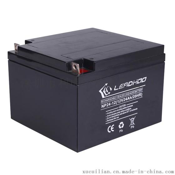 航空障碍灯 12V24AH胶体蓄电池 LEADHOO品牌