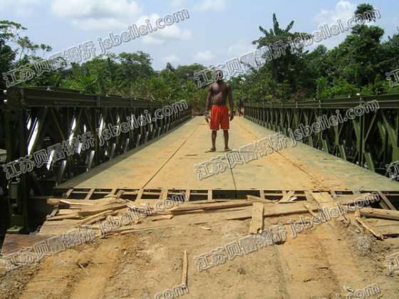 江苏贝雷 贝雷桥 钢便桥应用 出口安哥拉贝雷桥 专业品质 价格低